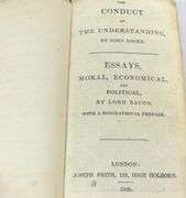 1828 THE CONDUCT OF THE UNDERSTANDING BY JOHN LOCKE