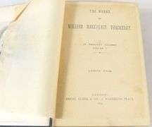 1894 VOLUME THE WORKS OF WILLIAM MAKEPEACE THACKERAY