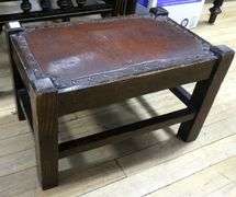 TWO FOOTSTOOLS