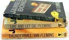 THREE JAMES BOND VOLUMES