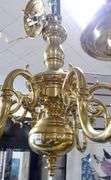 HEAVY BRASS CHANDELIER