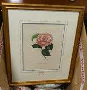 LARGE BOX LOT OF ARTWORK AND PILLOWS