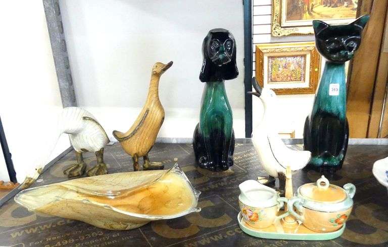 FIGURINES, PORCELAIN, ETC.