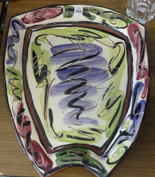 THREE PIECES OF ART POTTERY