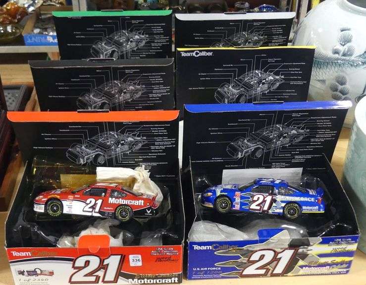 SIX DIE-CAST NASCAR MODELS