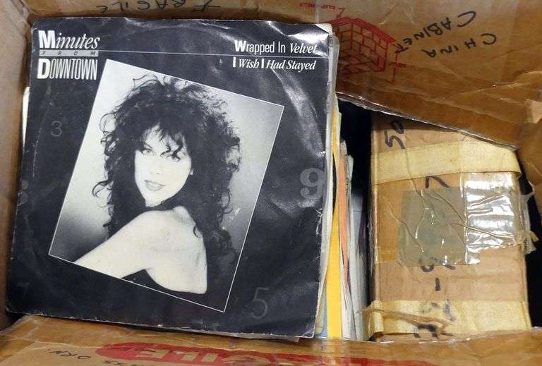 THREE BOX LOTS OF RECORDS