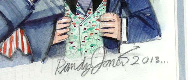 ORIGINAL RANDY JONES ILLUSTRATION