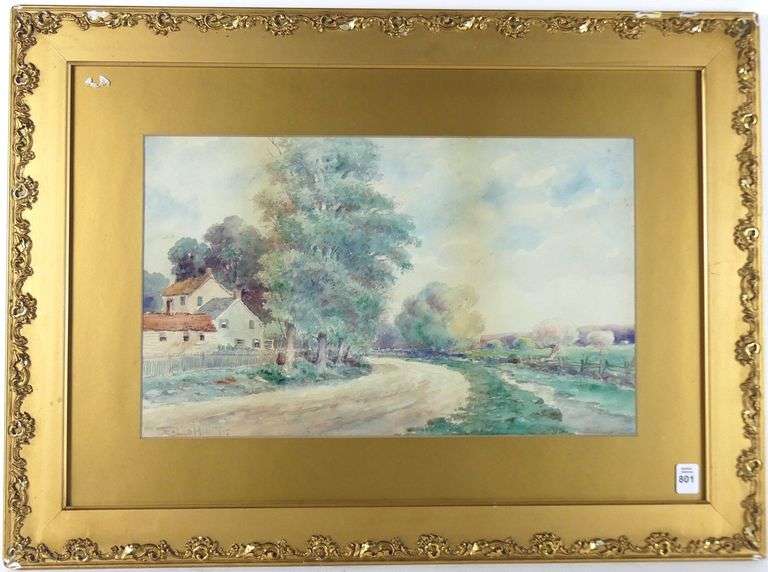 ENGLISH SCHOOL WATERCOLOUR