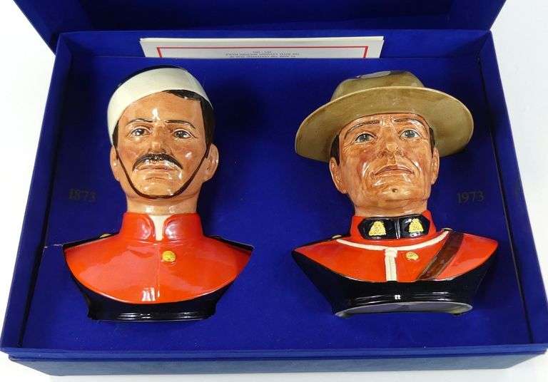 LIMITED EDITION ROYAL DOULTON R.C.M.P. SET