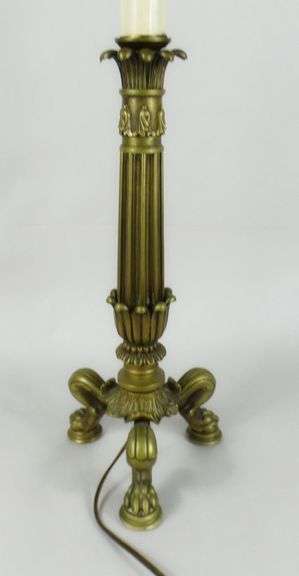 BRONZE TABLE LAMP