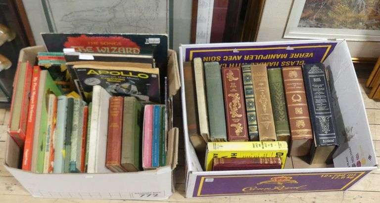 TWO BOX LOTS OF BOOKS