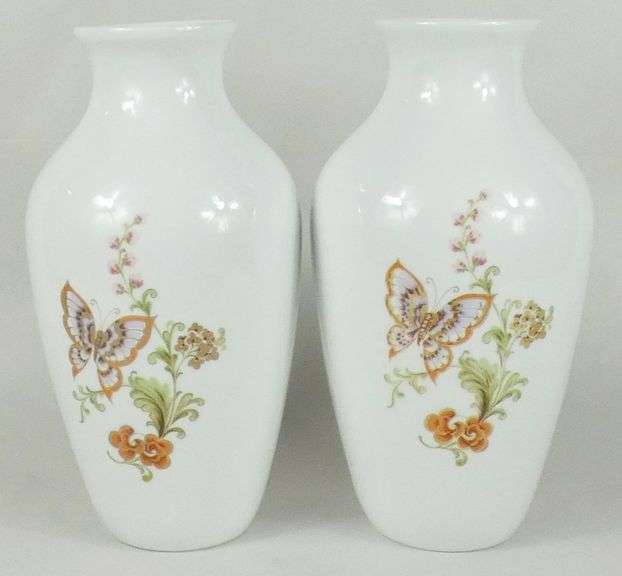 PAIR KAISER PORCELAIN VASES