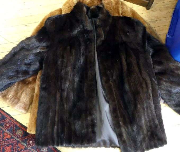 FOUR VINTAGE FUR COATS