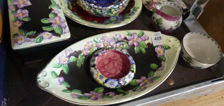 FIFTEEN PIECES OF MALING POTTERY