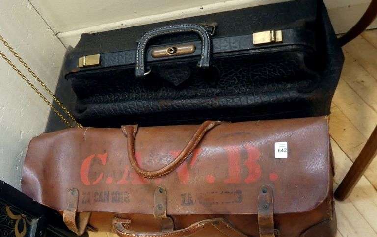 DOCTOR'S BAG AND MILITARY BAG