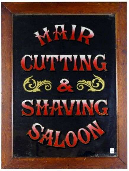 ANTIQUE TRADE MIRROR