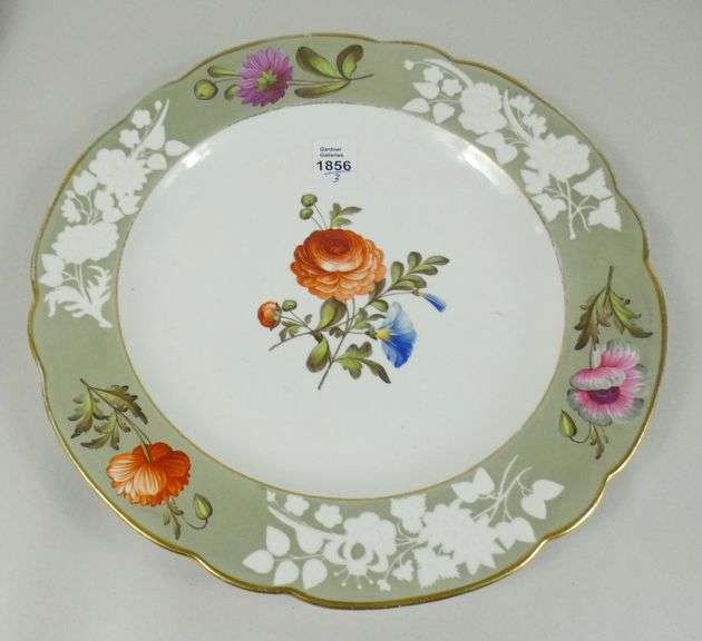 THREE EARLY SPODE PLATES