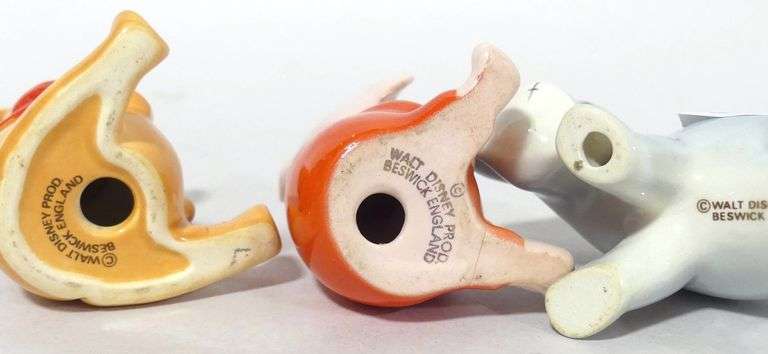 THREE WALT DISNEY BESWICK FIGURINES