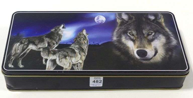 CASED "WOLF" JACKKNIFE SET