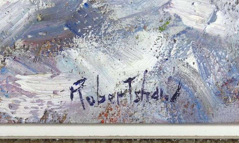 LARGE OIL BY ROSS ROBERTSHAW