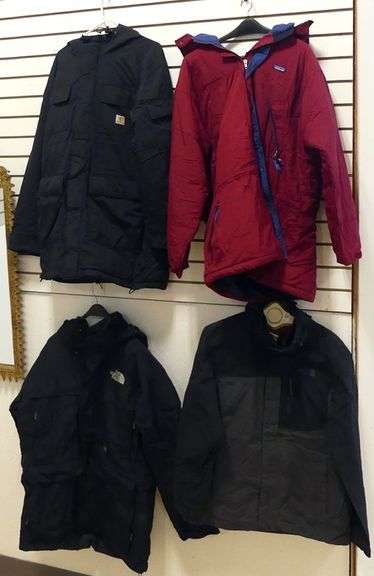 FOUR MEN'S WINTER COATS