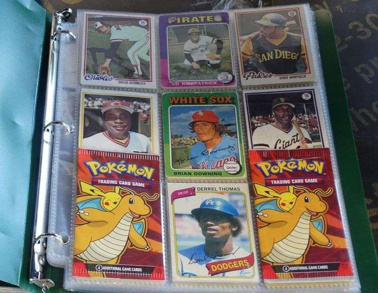 BASEBALL, POKEMON AND MEGAMAN CARDS