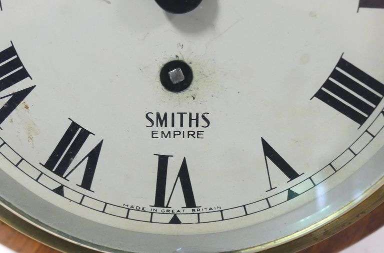 SMITHS "EMPIRE" BRASS SHIP'S CLOCK