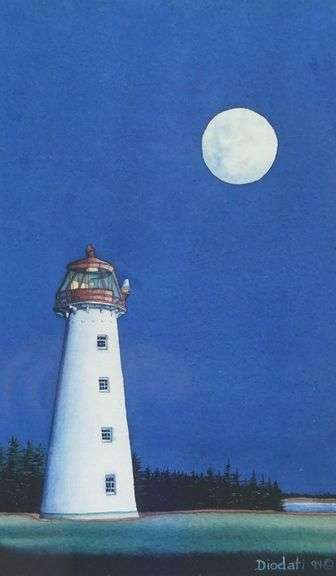 PAIR TONY DIODATI SIGNED PRINTS