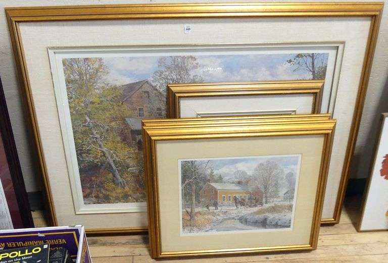 FOUR LIMITED EDITION PETER ETRIL SNYDER PRINTS