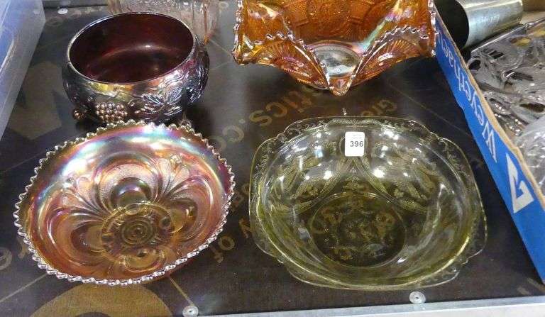 CARNIVAL AND DEPRESSION GLASS