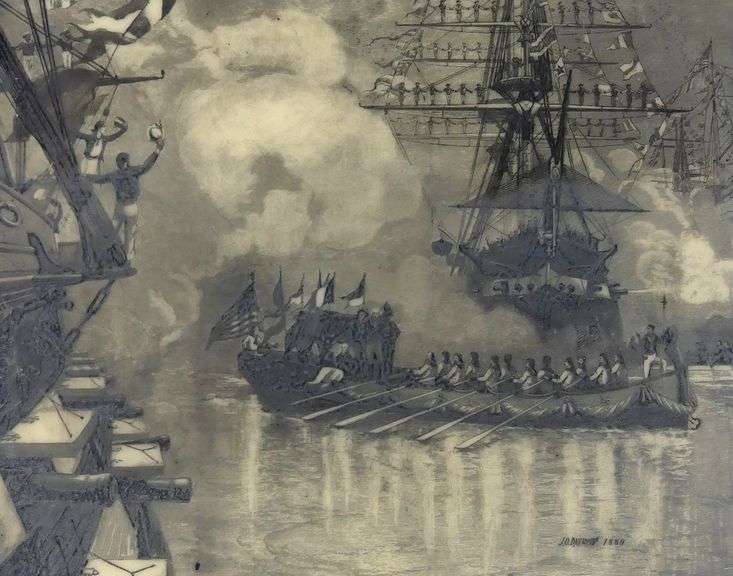 ETCHING ON IVOREX PLAQUE