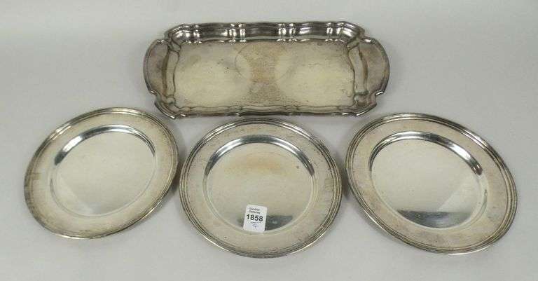 4 PIECES STERLING SILVER