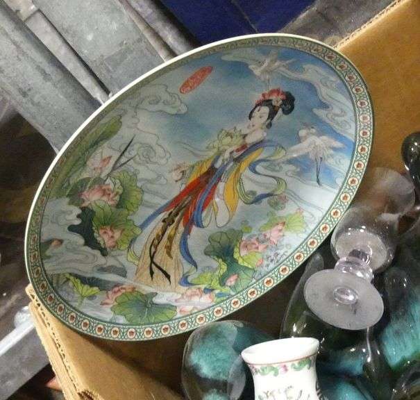 BOX LOT OF BLUE MOUNTAIN POTTERY, ETC.