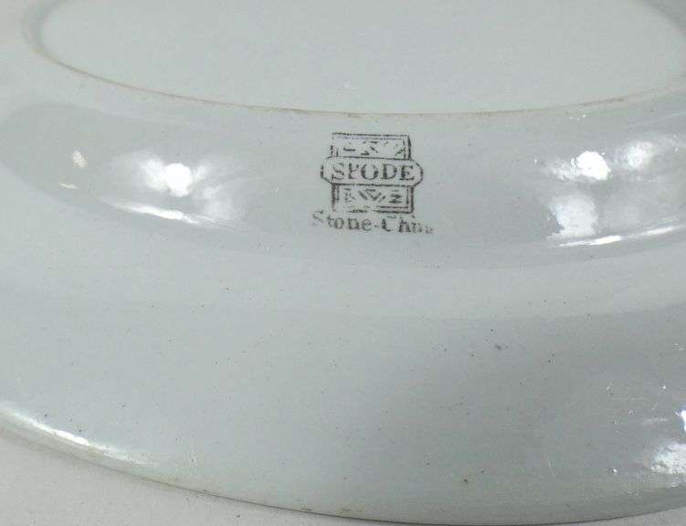 THREE EARLY SPODE PLATES