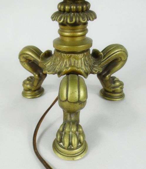 BRONZE TABLE LAMP