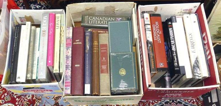 THREE BOX LOTS OF BOOKS