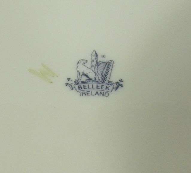 BELLEEK PITCHER & BOWL