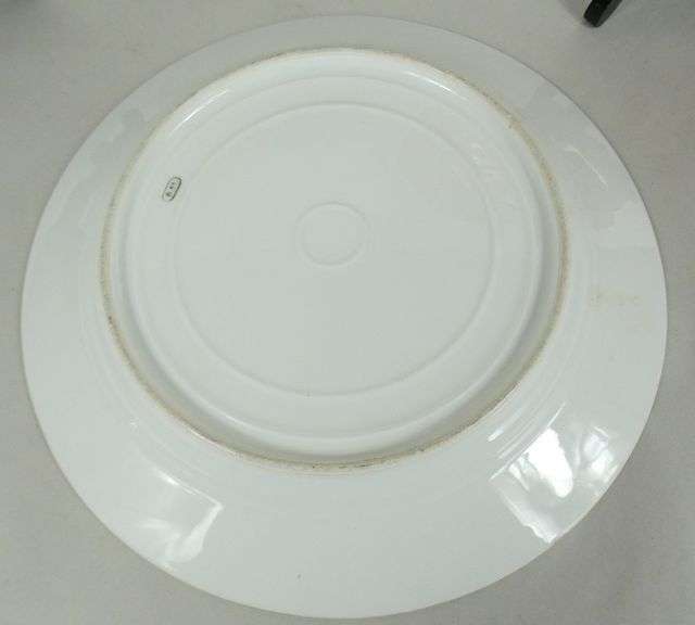 PAIR PORCELAIN PLATES