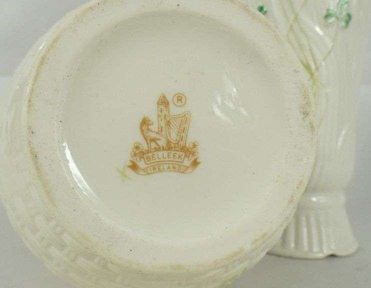 2 BELLEEK VASES