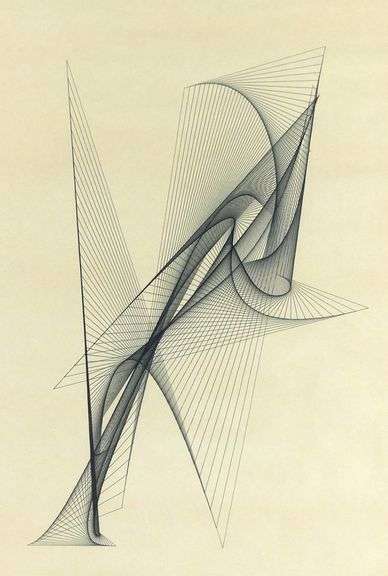 VINTAGE ABSTRACT SKETCH