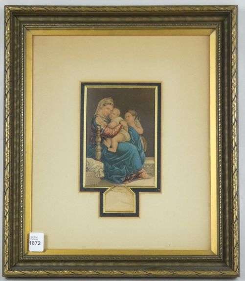 ANTIQUE BAXTER OIL PRINT