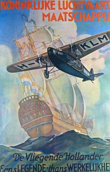 KLM DUTCH AIRLINE POSTER