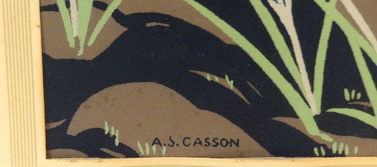 A.J. CASSON SILKSCREEN PRINT