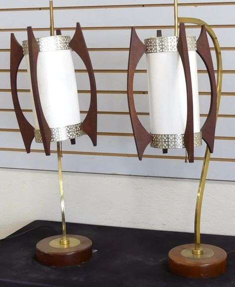 PAIR OF MCM TABLE LAMPS