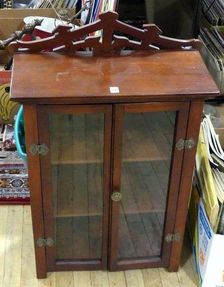 DIMINUTIVE TABLE TOP CABINET