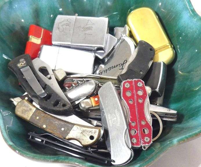LIGHTERS AND POCKET KNIVES