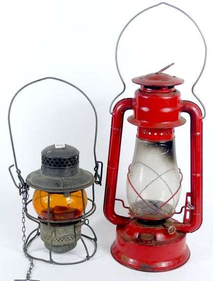 TWO ANTIQUE LANTERNS
