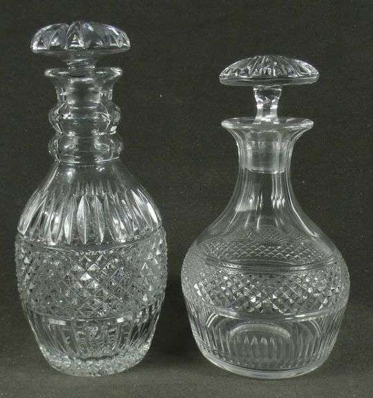 4 CRYSTAL DECANTERS