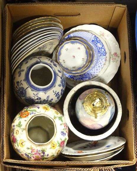 THREE BOX LOTS OF CHINA AND POTTERY