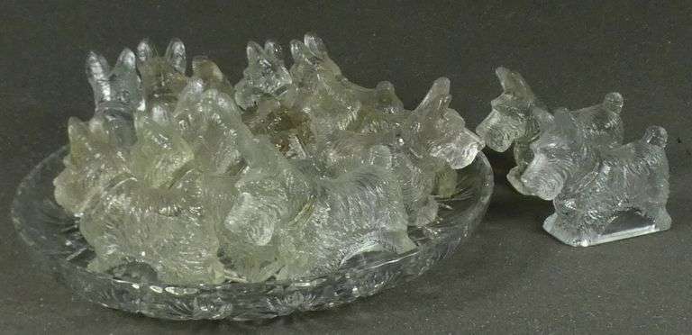 COLLECTION GLASS CANDY CONTAINERS